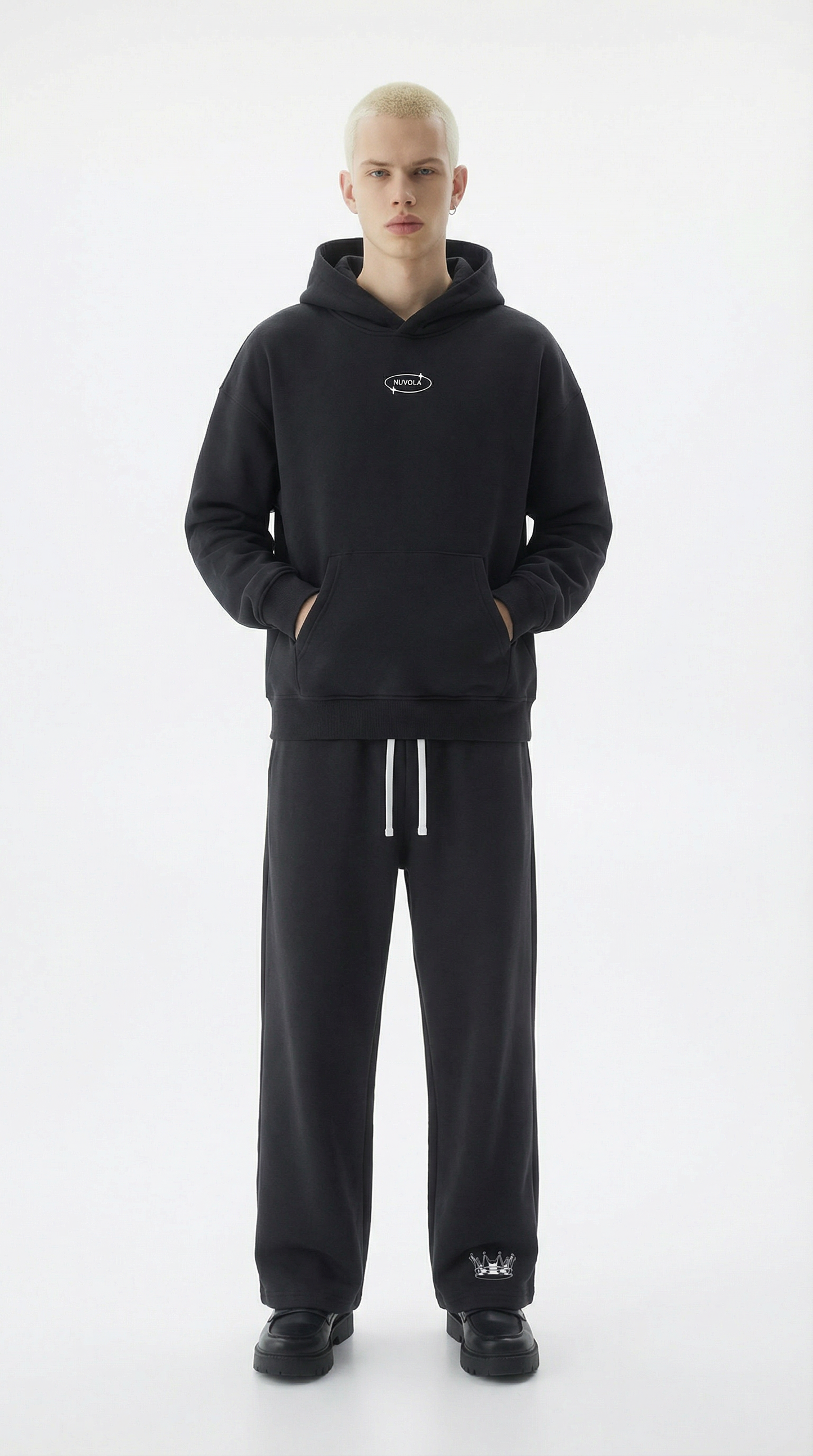 NUVOLA Klassik Qara Şalvar